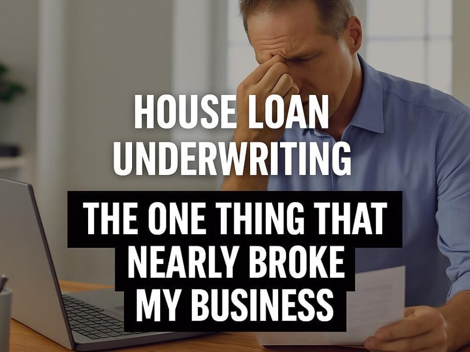 House Loan Underwriting: The One Thing That Nearly Broke My Business