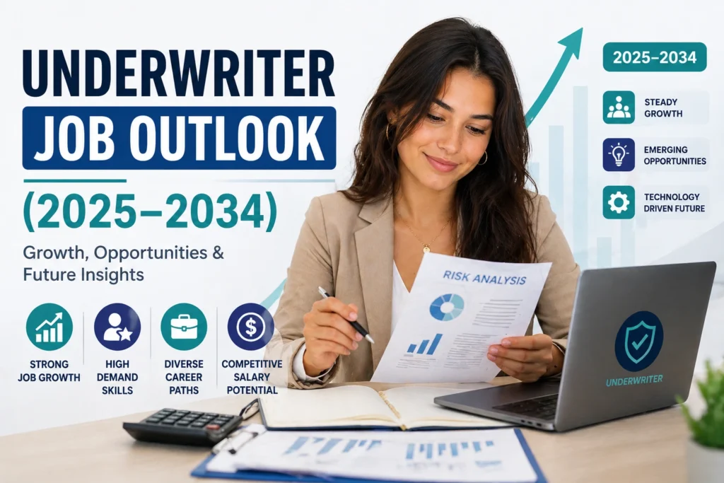 underwriter job outlook growth and salary trends 2026