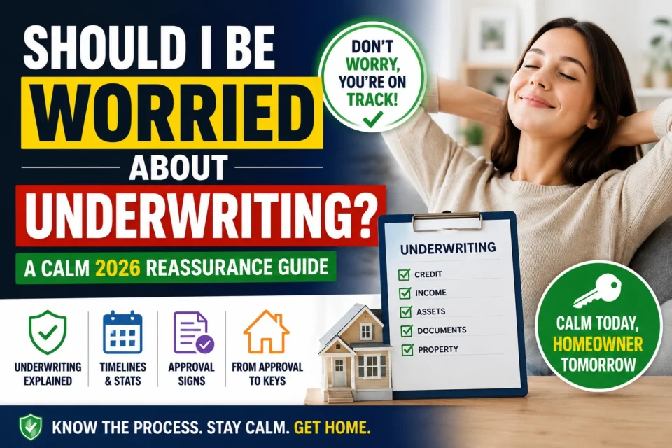 Should I Be Worried About Underwriting mortgage approval process infographic for home loan underwriting 2026