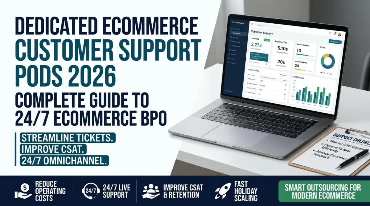 Dedicated offshore e-commerce customer support pods 2026 guide to 24/7 omnichannel resolution, Gorgias and Zendesk ticketing, and peak holiday scaling